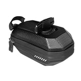 Hard Shell Rear Cycling Storage Pannier with Waterproof Leather Coating