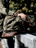 Vintage Military Style Duffel Travel Luggage by Wolph