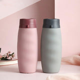 600ml Foldable Silicon Travel Water Bottle by Wolph