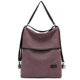 Vintage Canvas Travel Backpack for Women