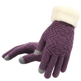 Knitted Women's Thermal Touch Screen Winter Gloves by Wolph