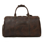 Otto Vintage-style Leather Weekender Duffel Bag by Wolph