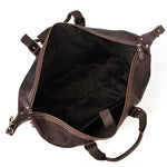 Otto Vintage-style Leather Weekender Duffel Bag by Wolph